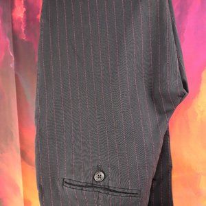 Express Black with Pink Pinstripe Pants, Size 0